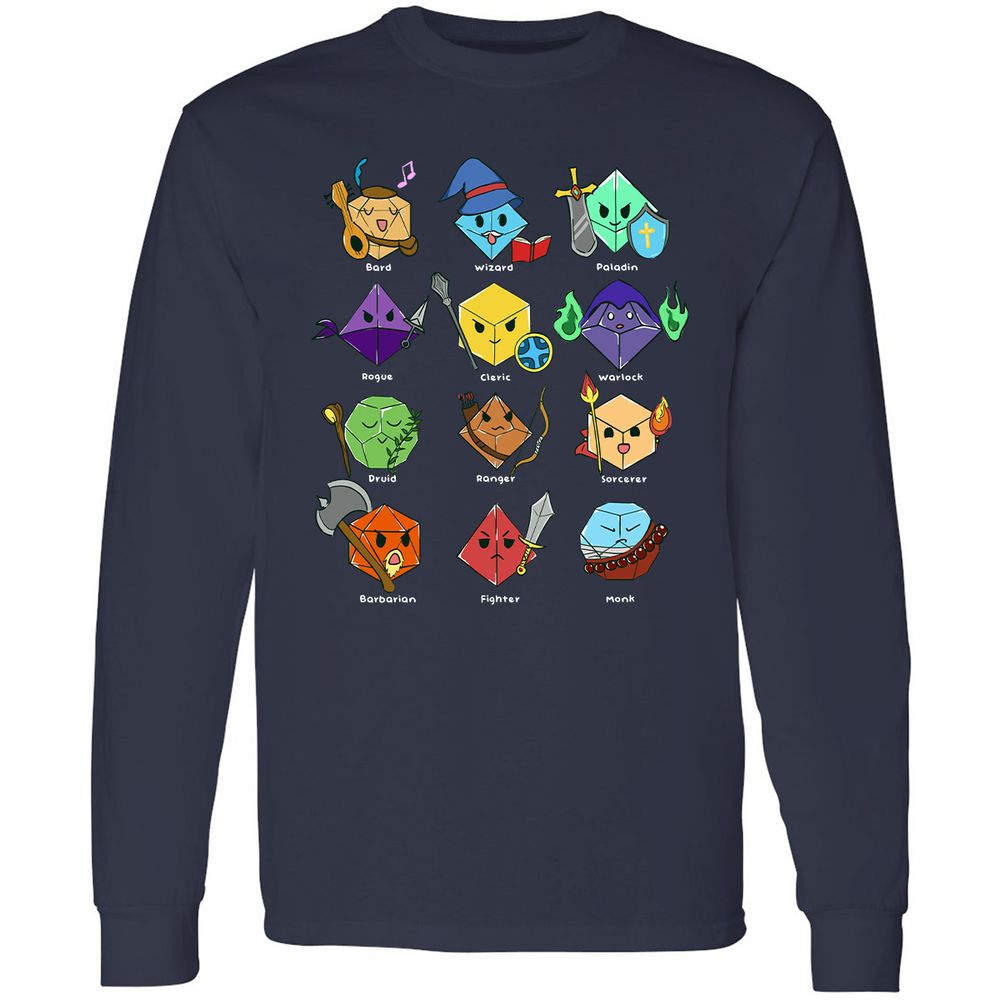 Long Sleeve T-Shirt - ZQCUUPHL - Navy - 2