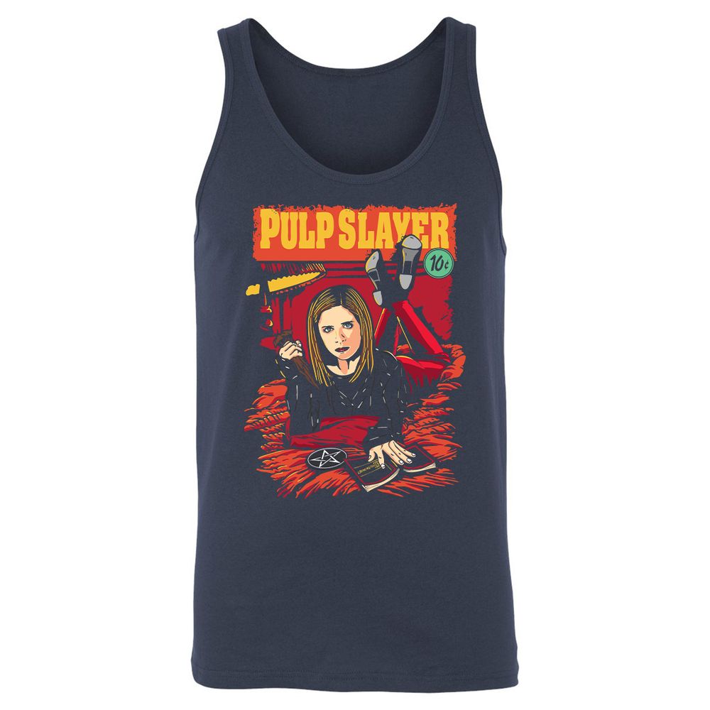 Unisex Jersey Tank - WMV7ZVN8 - Navy - 2