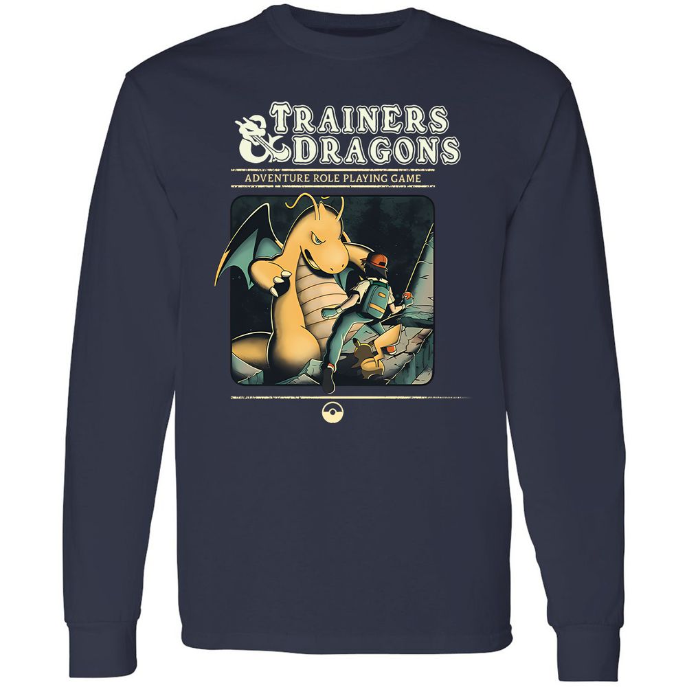 Long Sleeve T-Shirt - 966T7A4P - Navy - 2