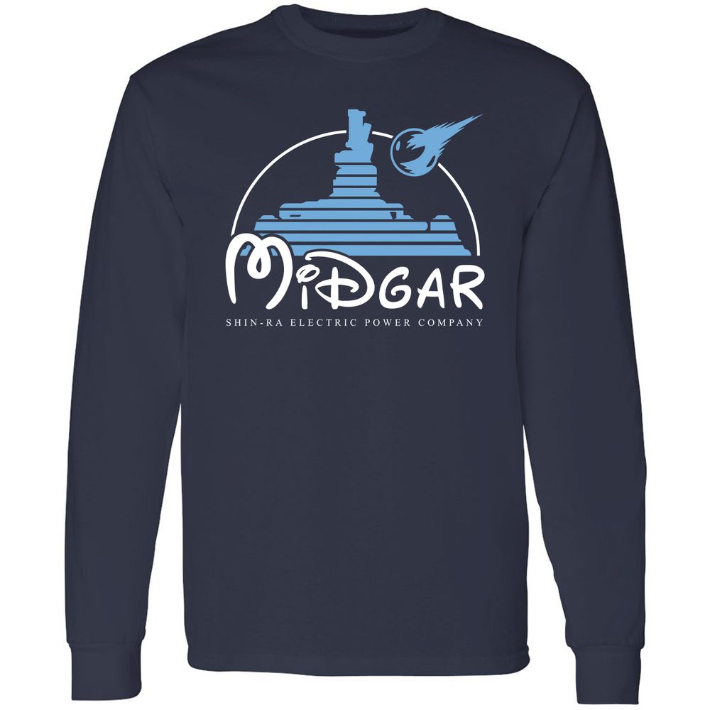Long Sleeve T-Shirt - B8RKCDY8 - Navy - 2