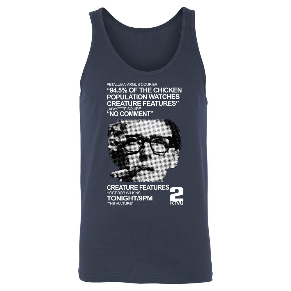 Unisex Jersey Tank - MKHJX8K7 - Navy - 2