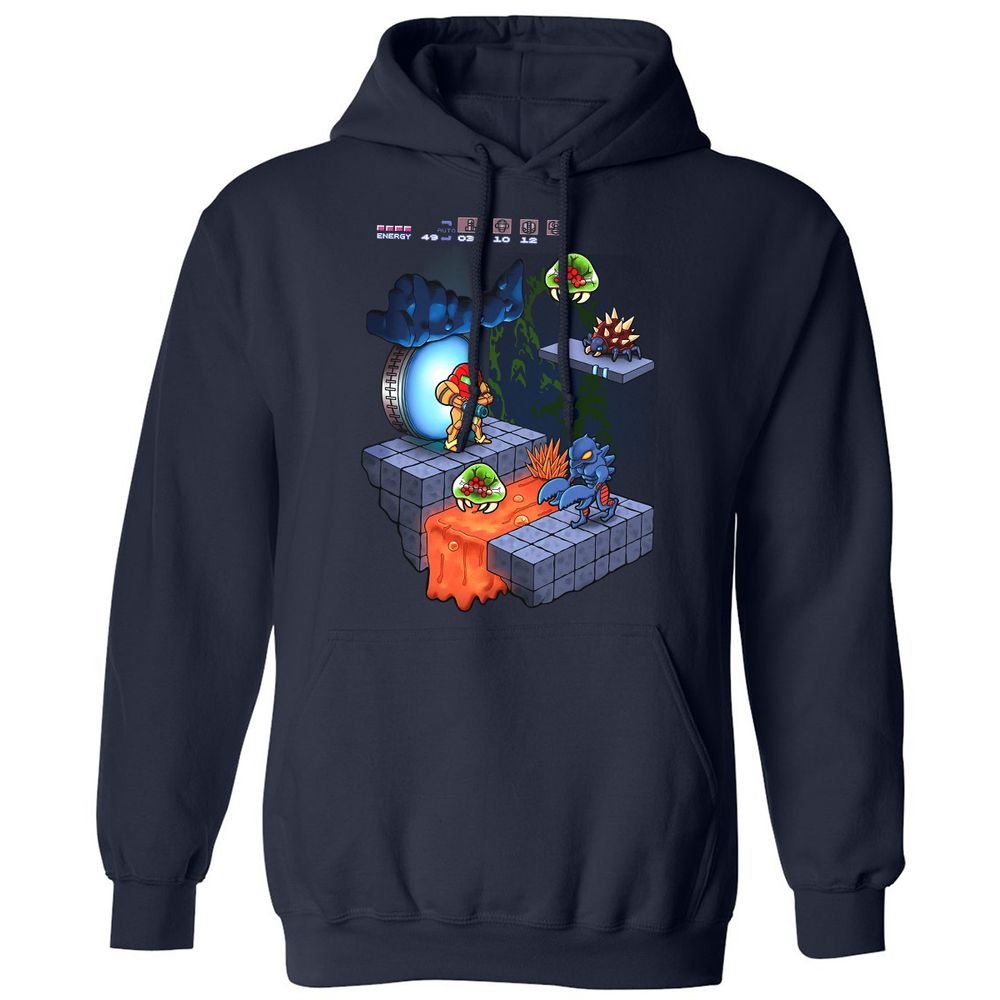 Classic Unisex Hoodie - EWH7MKDW - Navy - 2