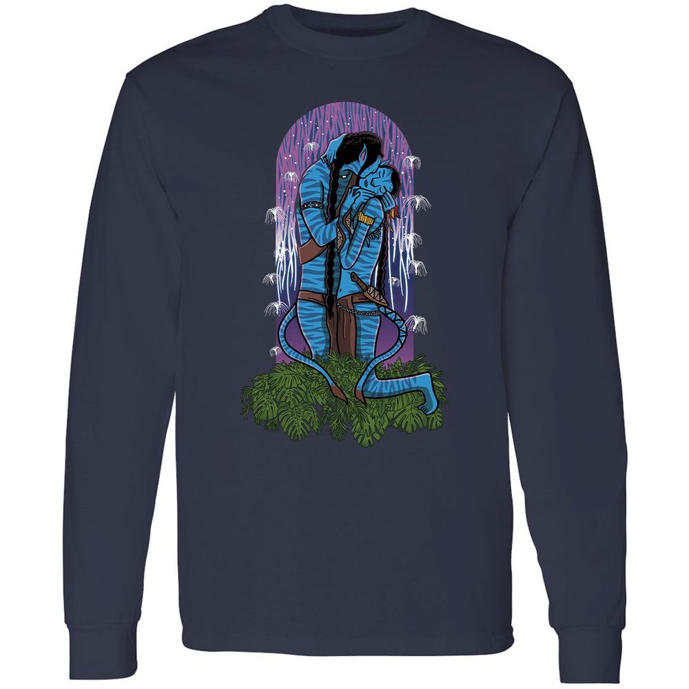 Long Sleeve T-Shirt - F459FEND - Navy - 2