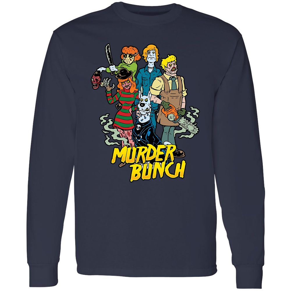 Long Sleeve T-Shirt - BZQJS7VG - Navy - 2