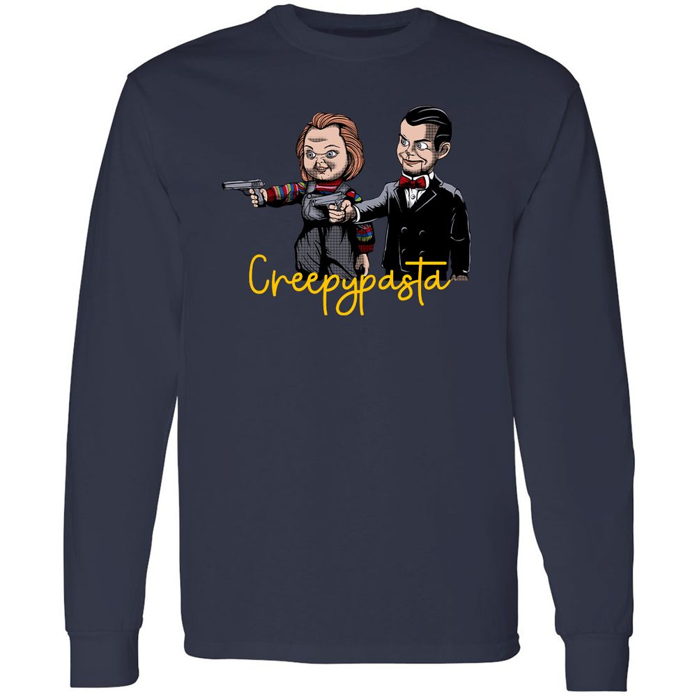 Long Sleeve T-Shirt - 5T2GVB6N - Navy - 2