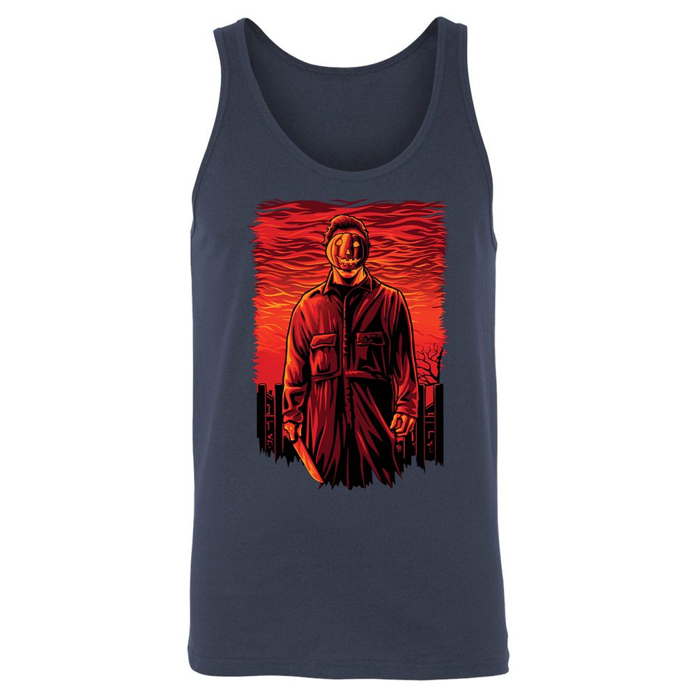 Unisex Jersey Tank - N4C8E6AY - Navy - 2