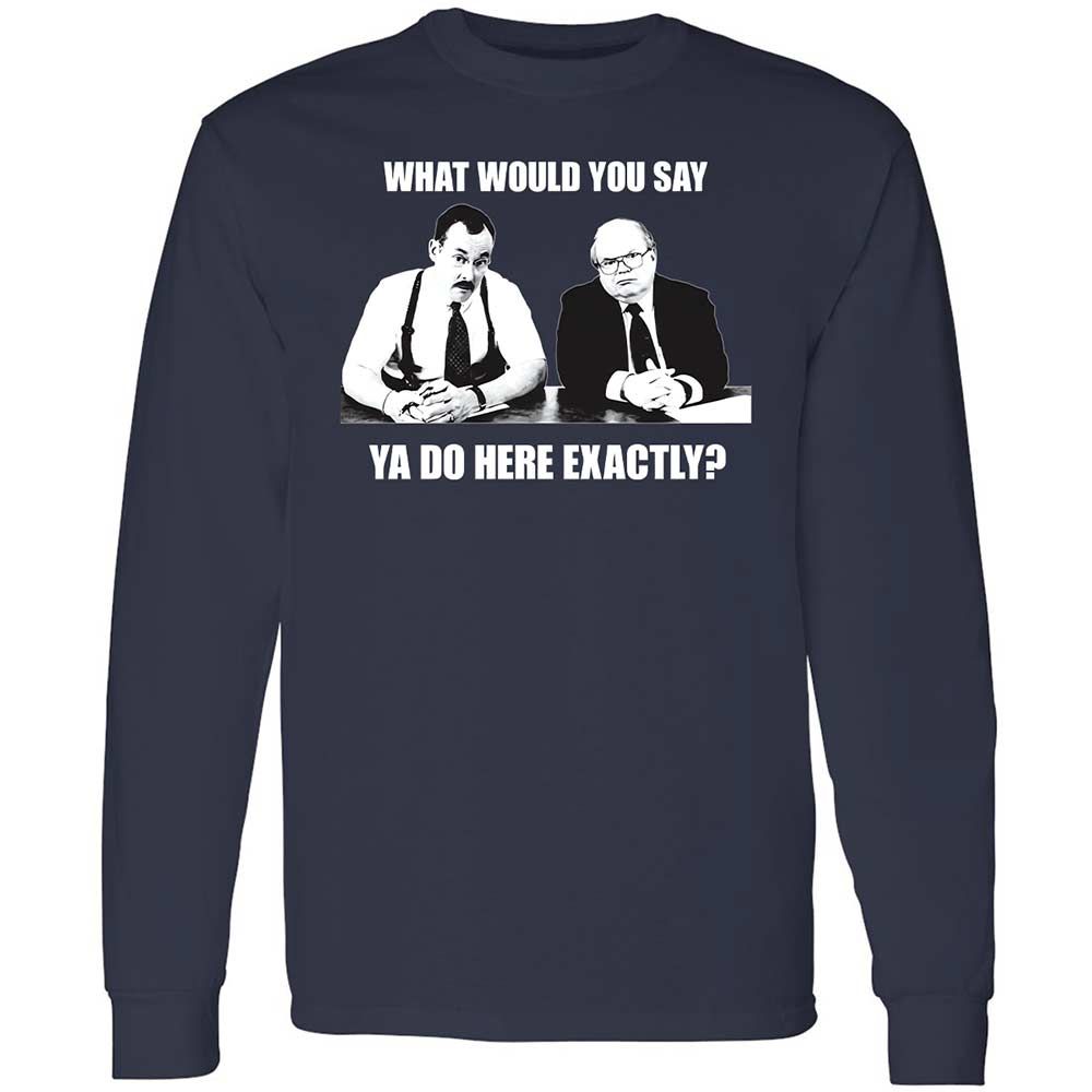 Long Sleeve T-Shirt - RLVL3X9J - Navy - 2