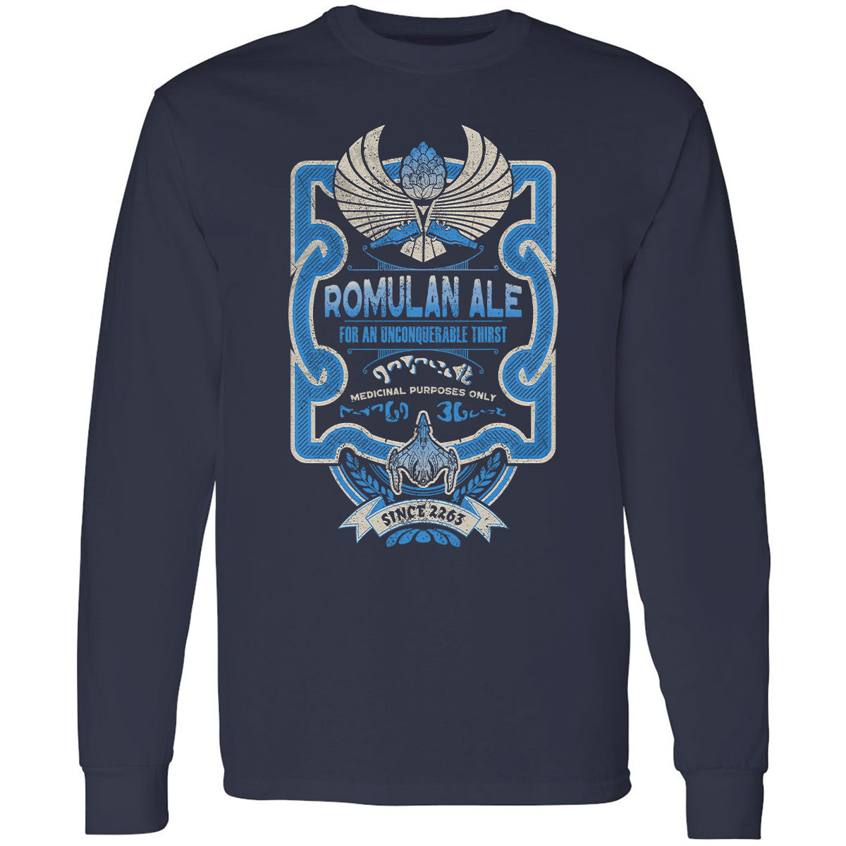 Long Sleeve T-Shirt - JGSHP5Q3 - Navy - 2