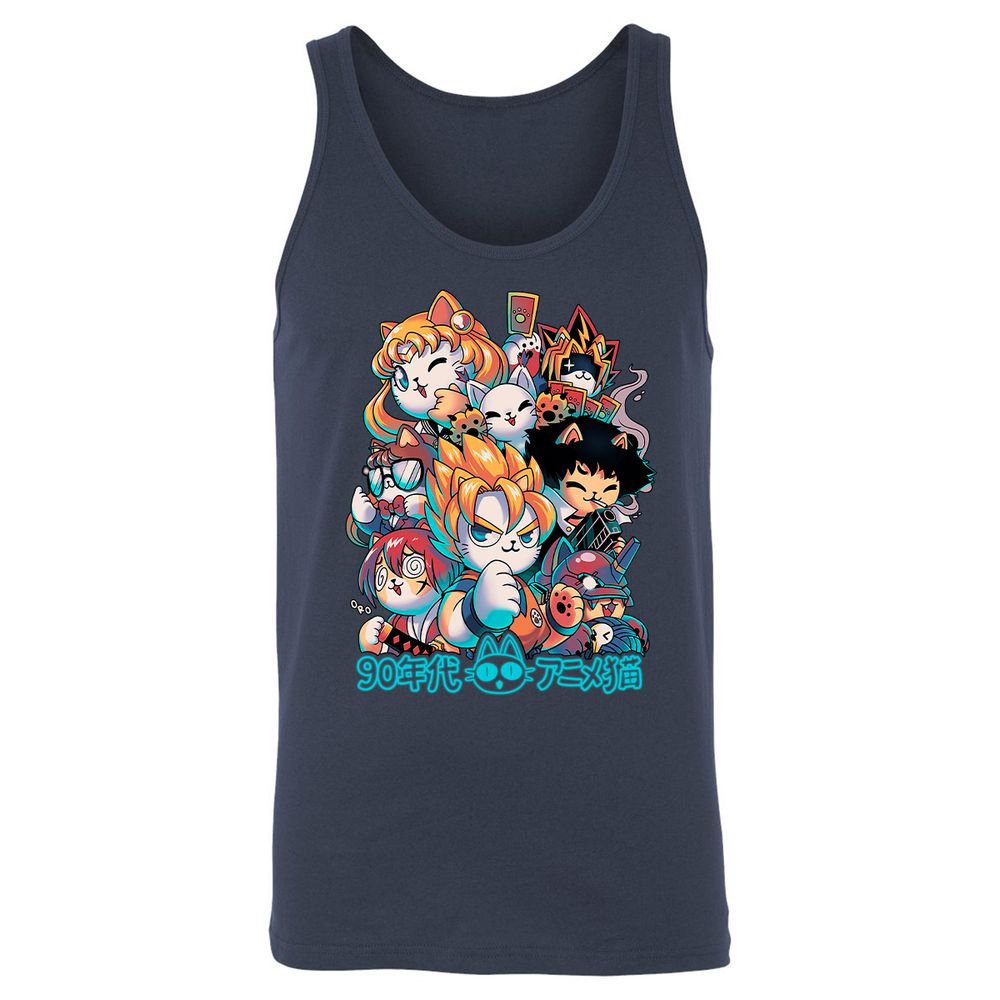 Unisex Jersey Tank - RF6XEQ45 - Navy - 2