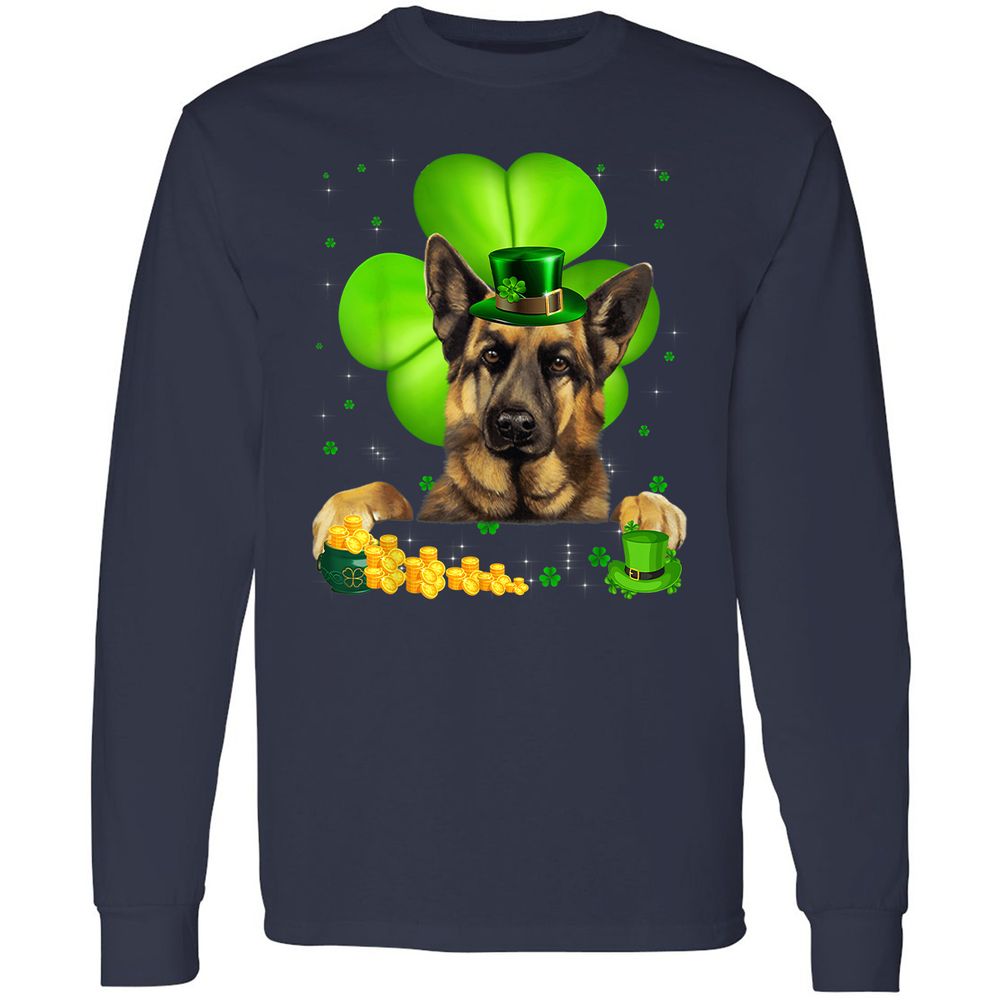 Long Sleeve T-Shirt - RHQJ6RVG - Navy - 2