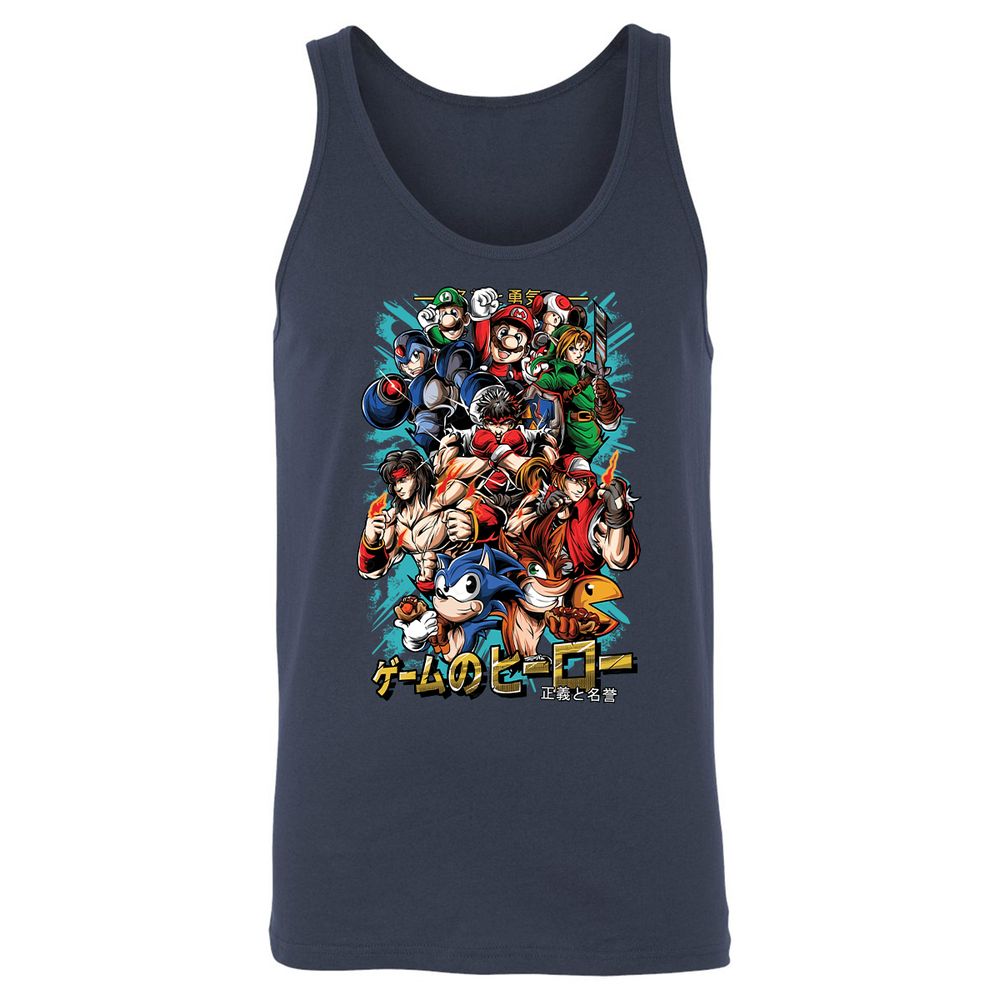 Unisex Jersey Tank - Y8NUW8SC - Navy - 2