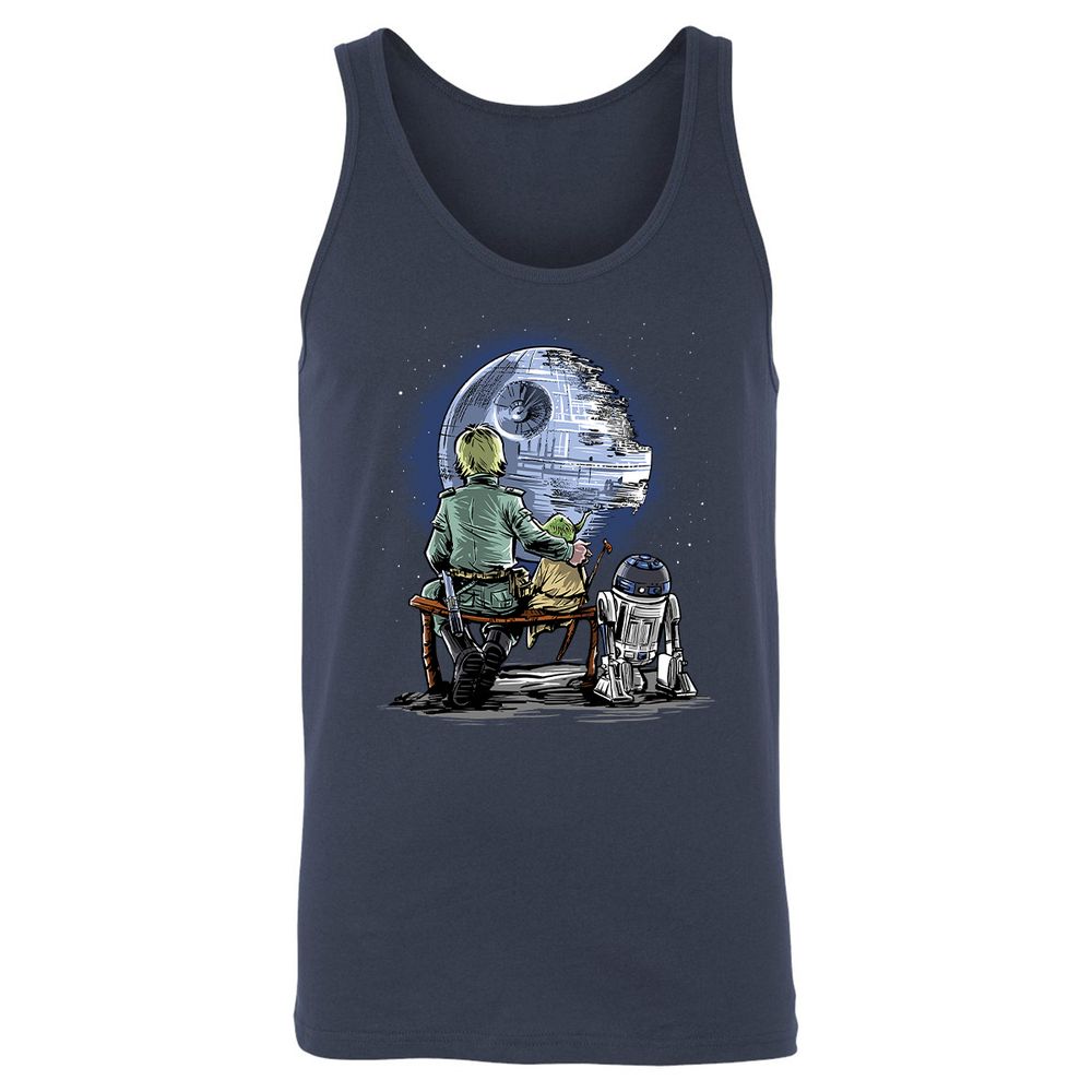 Unisex Jersey Tank - UM3WH9AL - Navy - 2