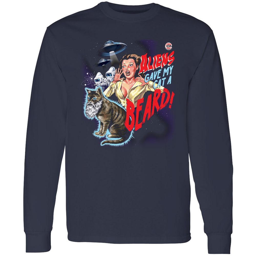 Long Sleeve T-Shirt - D9ZQR68Z - Navy - 2