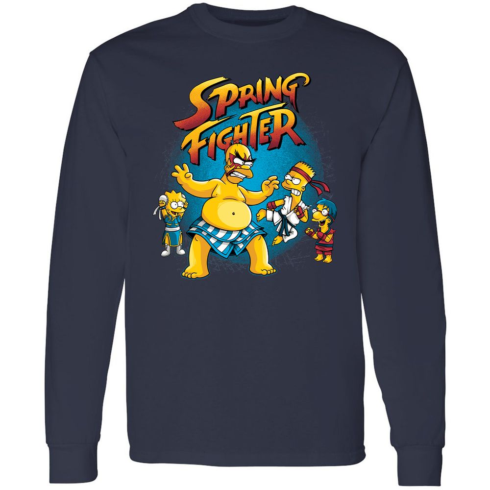 Long Sleeve T-Shirt - LXHBHMV4 - Navy - 2