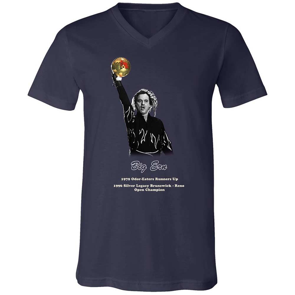 Unisex V-Neck T-Shirt - SCDEBWEH - Navy - 2