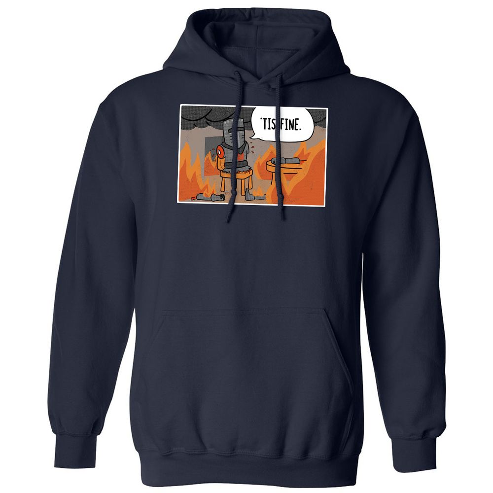 Classic Unisex Hoodie - XPJ6FFW4 - Navy - 2