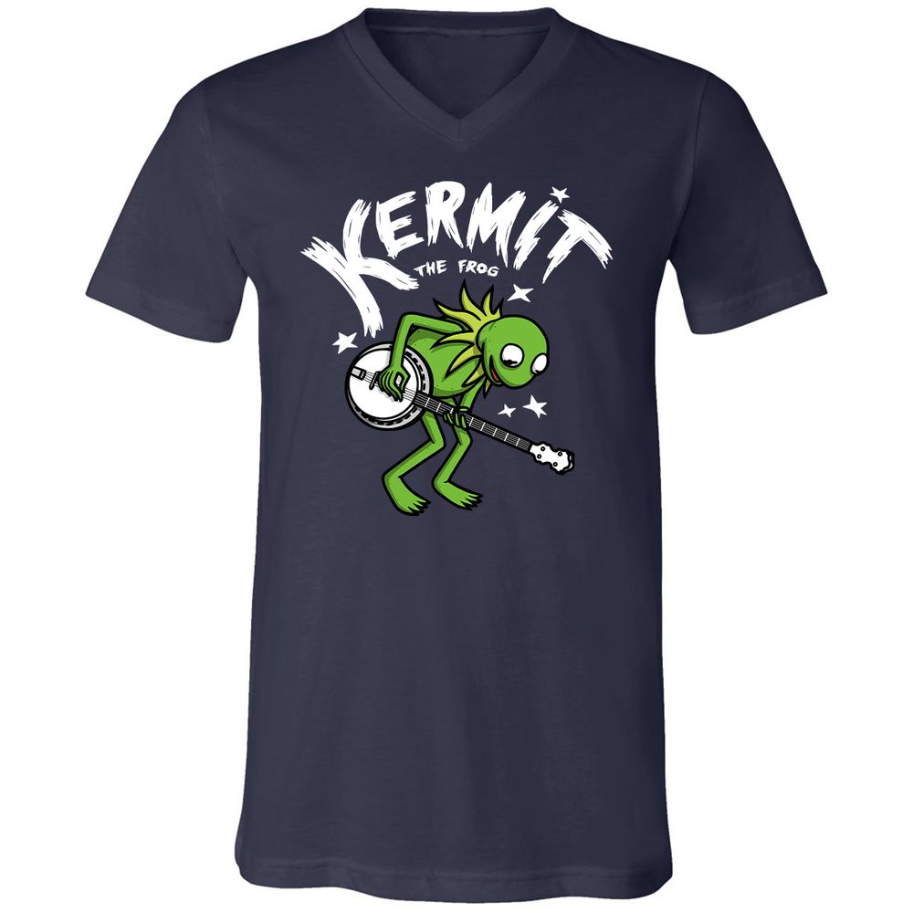 Unisex V-Neck T-Shirt - RGU2332C - Navy - 2