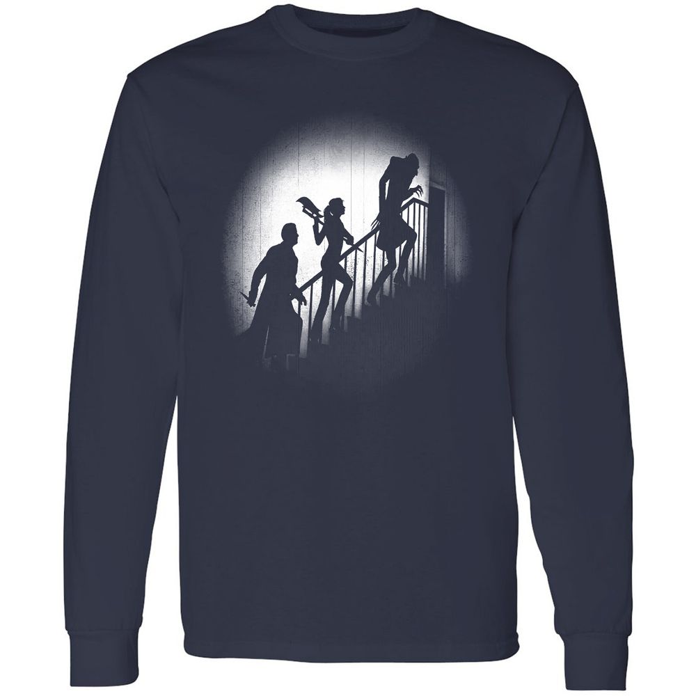 Long Sleeve T-Shirt - BTBF9G2L - Navy - 2