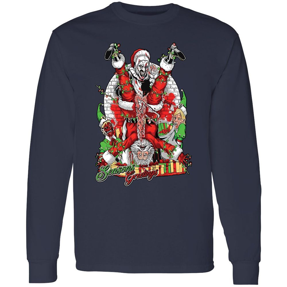 Seasons Greetings - Navy - 2