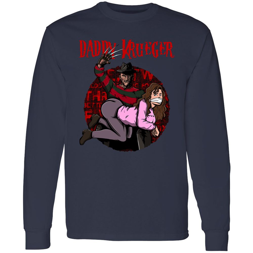 Long Sleeve T-Shirt - ADZH8GLK - Navy - 2