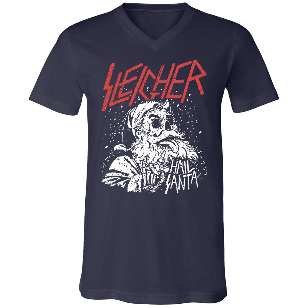 Unisex V-Neck T-Shirt - 26DWPNMX - Navy - 2