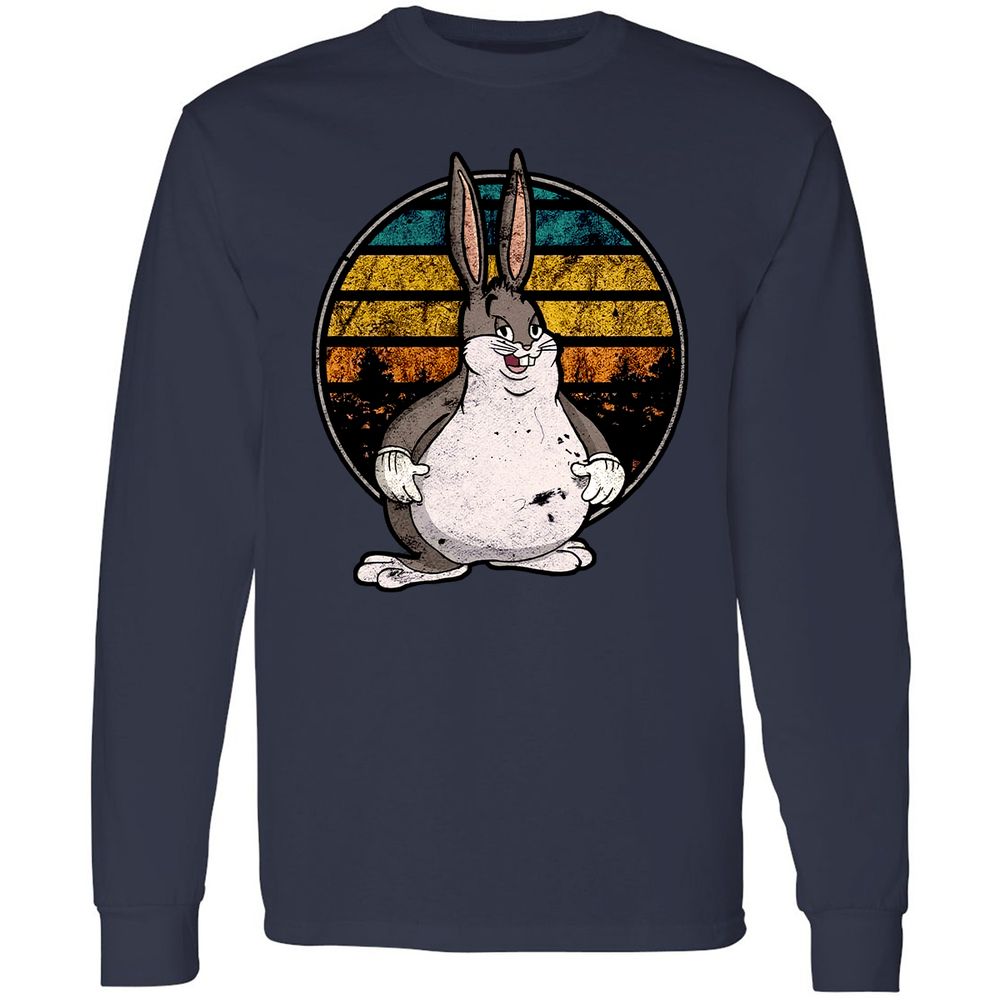 Long Sleeve T-Shirt - 1XNSRHZ3 - Navy - 2