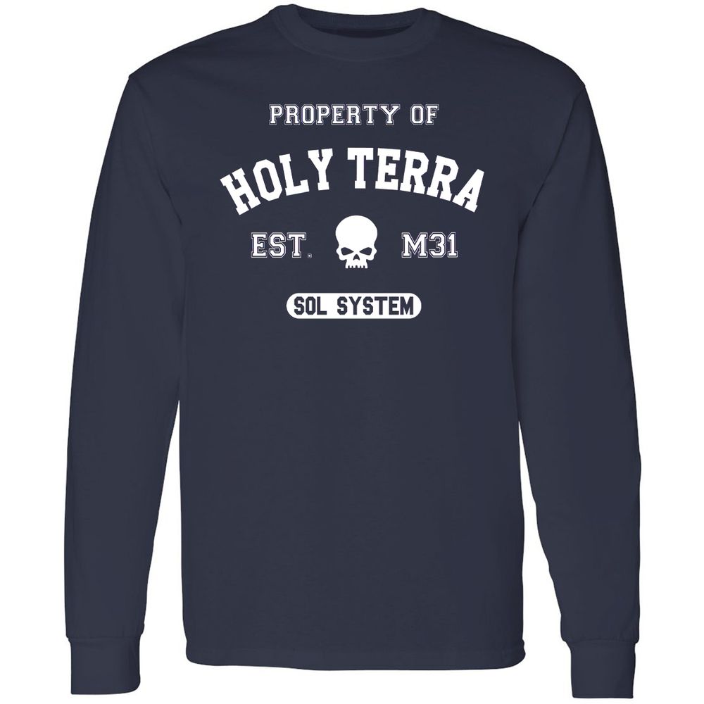 Long Sleeve T-Shirt - 7714S7HW - Navy - 2