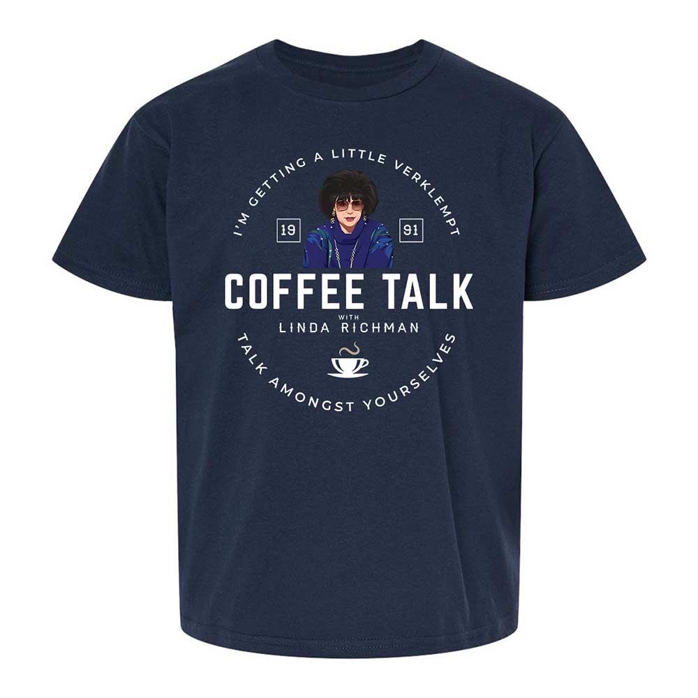 Coffee Talk with Linda Richman - Navy - 2