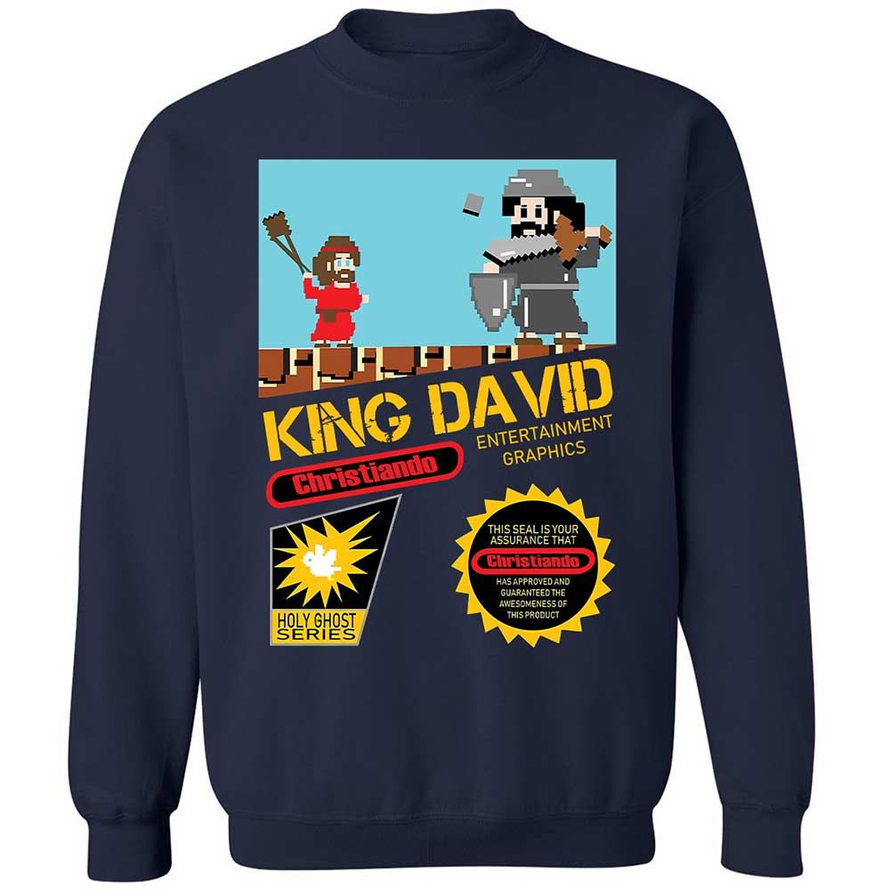David Vs Goliath Cool Christian - Navy - 2