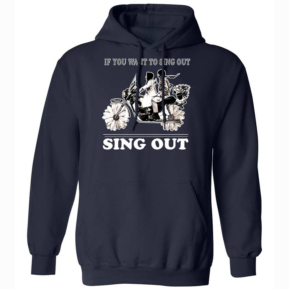 If you want to sing out, sing out - Navy - 2