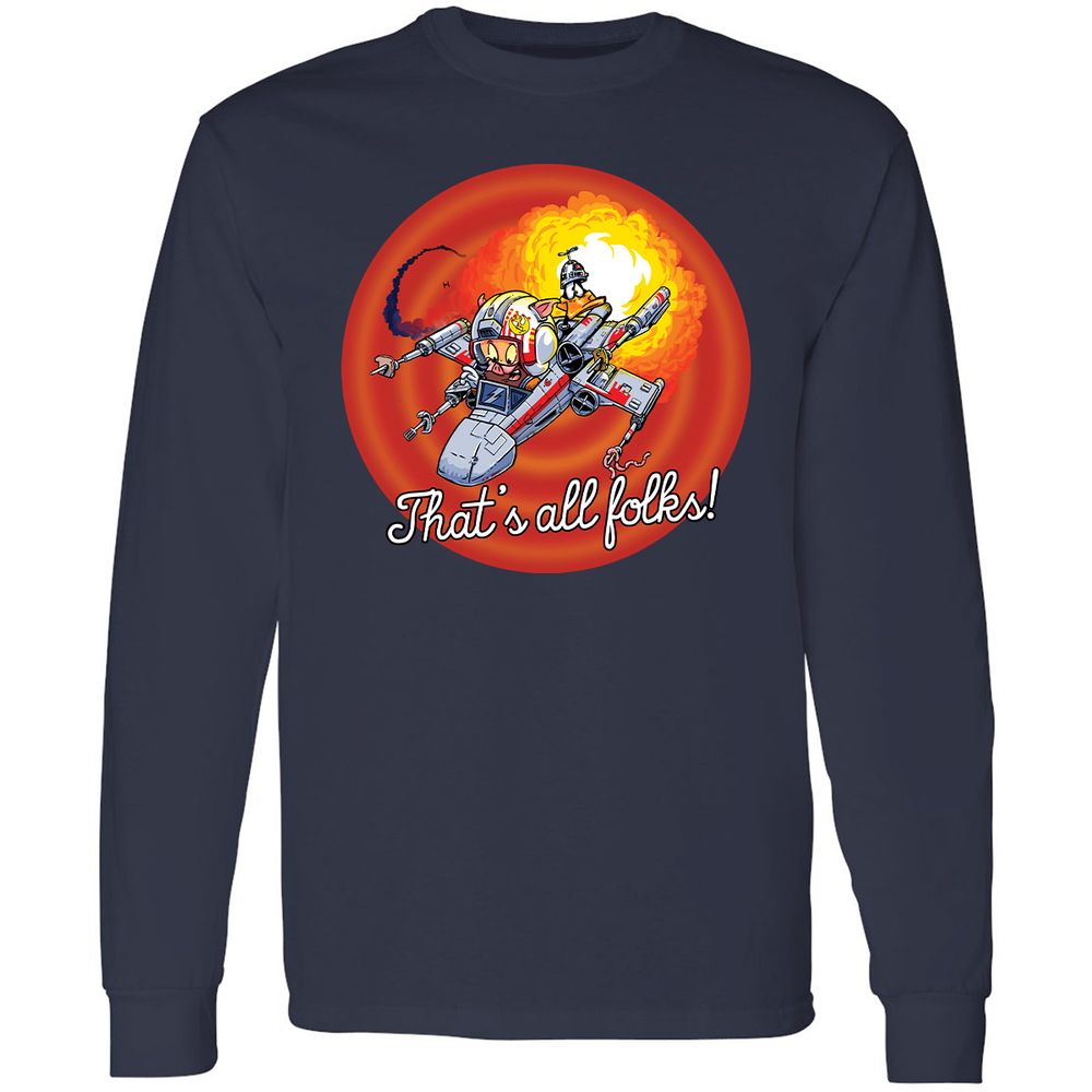 Long Sleeve T-Shirt - VQG3HSMP - Navy - 2