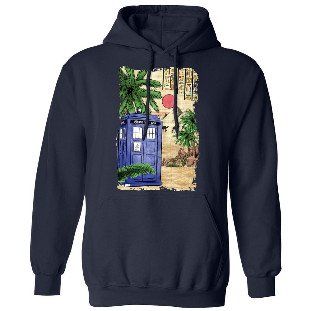 Classic Unisex Hoodie - URYV7WZA - Navy - 2