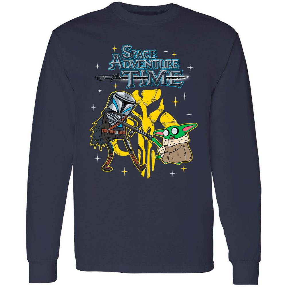 Long Sleeve T-Shirt - VWY6Z8BP - Navy - 2