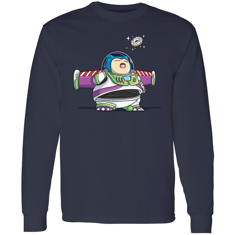 Long Sleeve T-Shirt - 61V485JH - Navy - 2