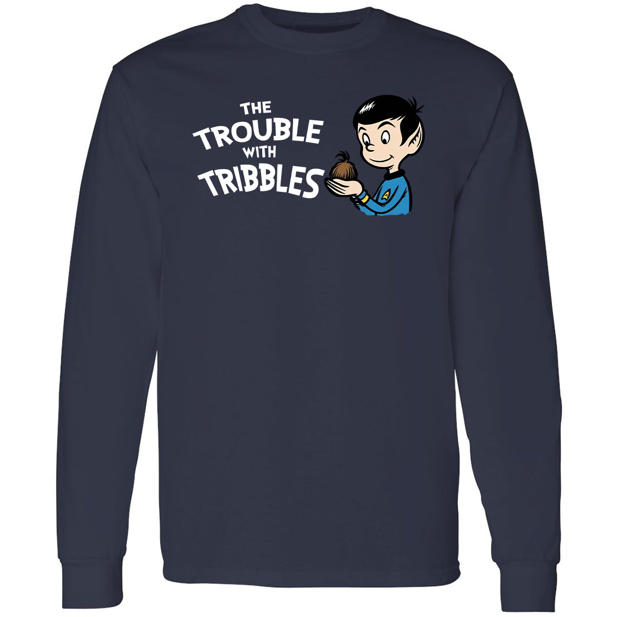 Long Sleeve T-Shirt - QSQ3LUUX - Navy - 2