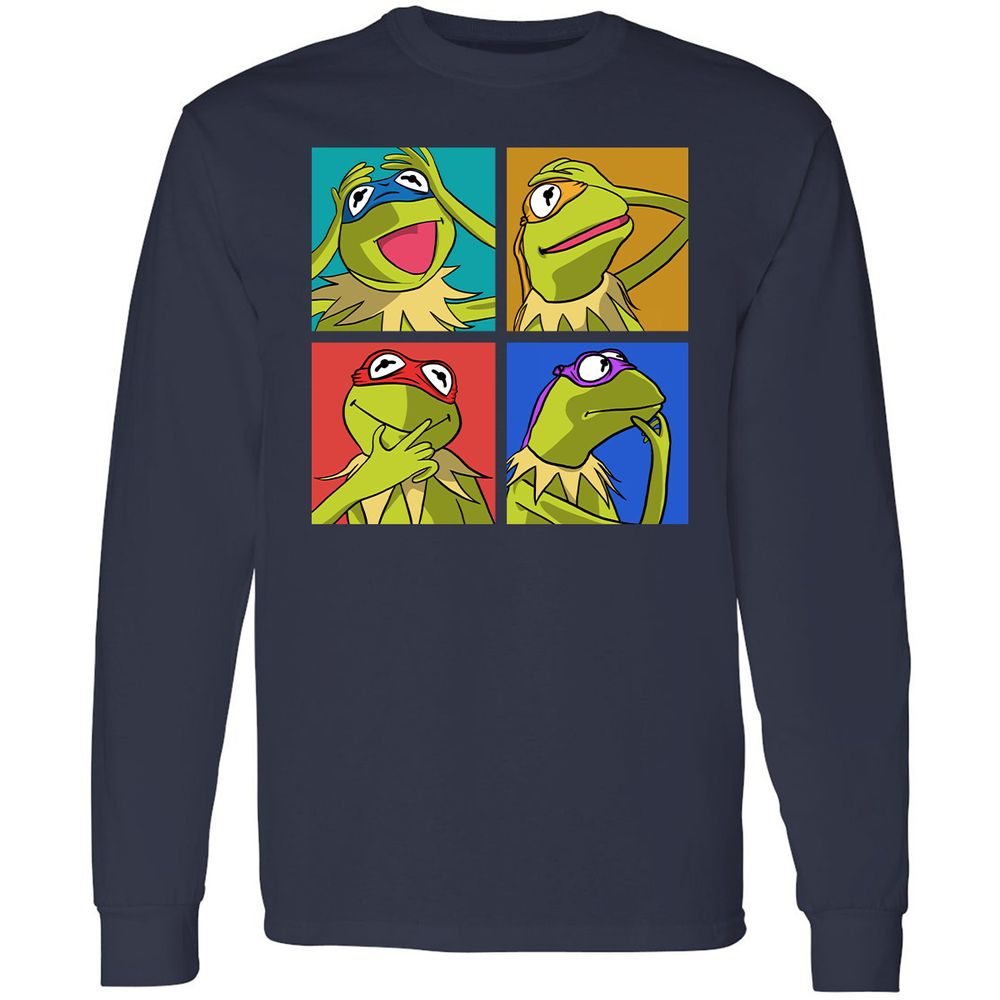 Long Sleeve T-Shirt - S58Q6DKV - Navy - 2