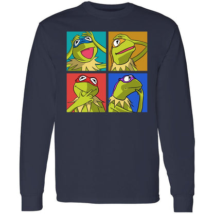 Long Sleeve T-Shirt - S58Q6DKV - Navy - 2