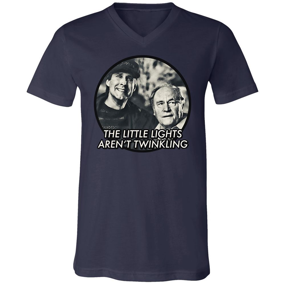 Unisex V-Neck T-Shirt - GHWZSKAA - Navy - 2