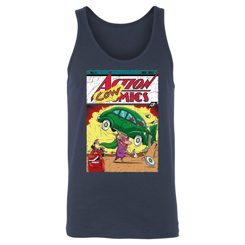 Unisex Jersey Tank - Q8Q82UKQ - Navy - 2