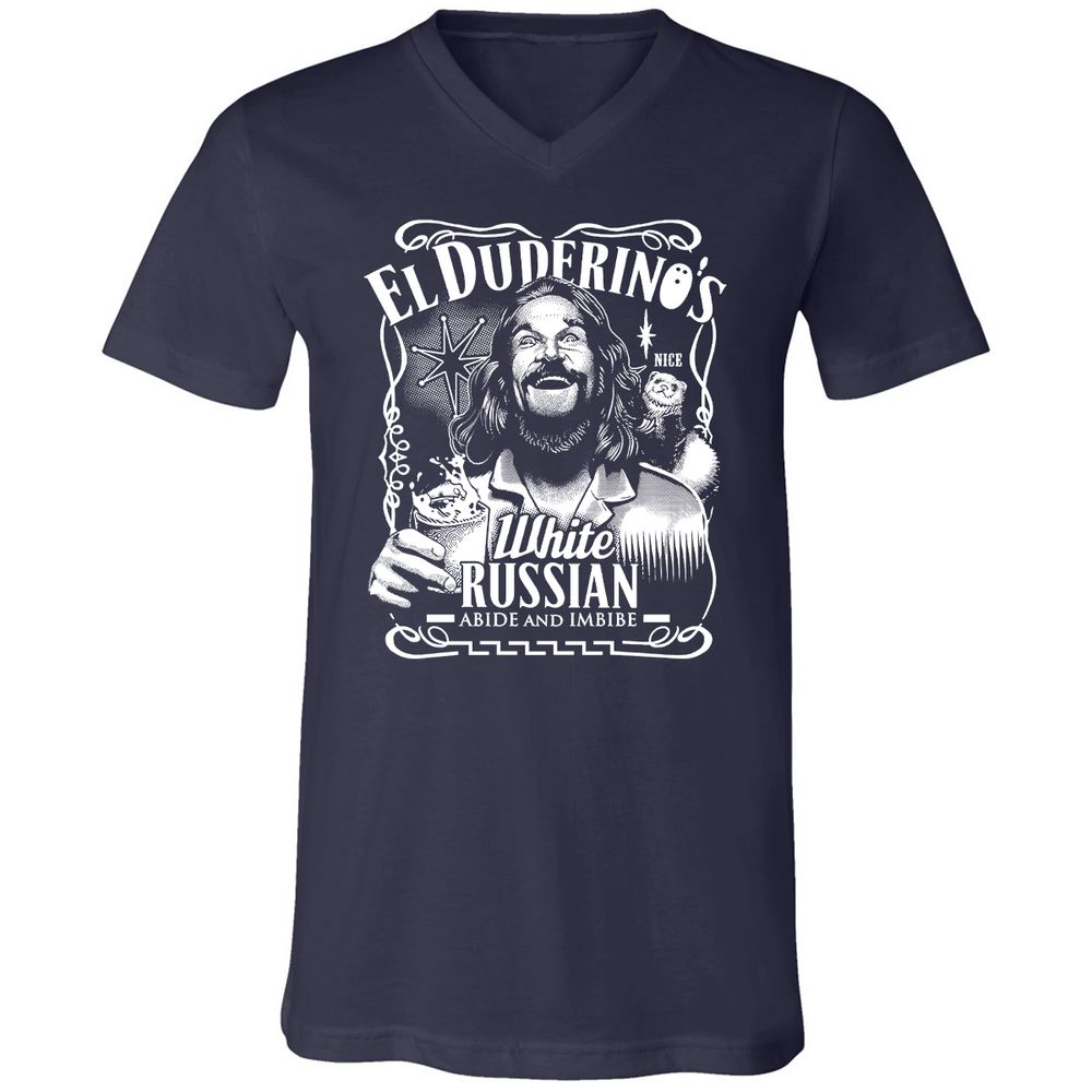 Unisex V-Neck T-Shirt - N6GJN2GX - Navy - 2