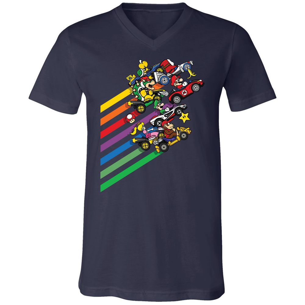 Unisex V-Neck T-Shirt - FB6G6S4G - Navy - 2