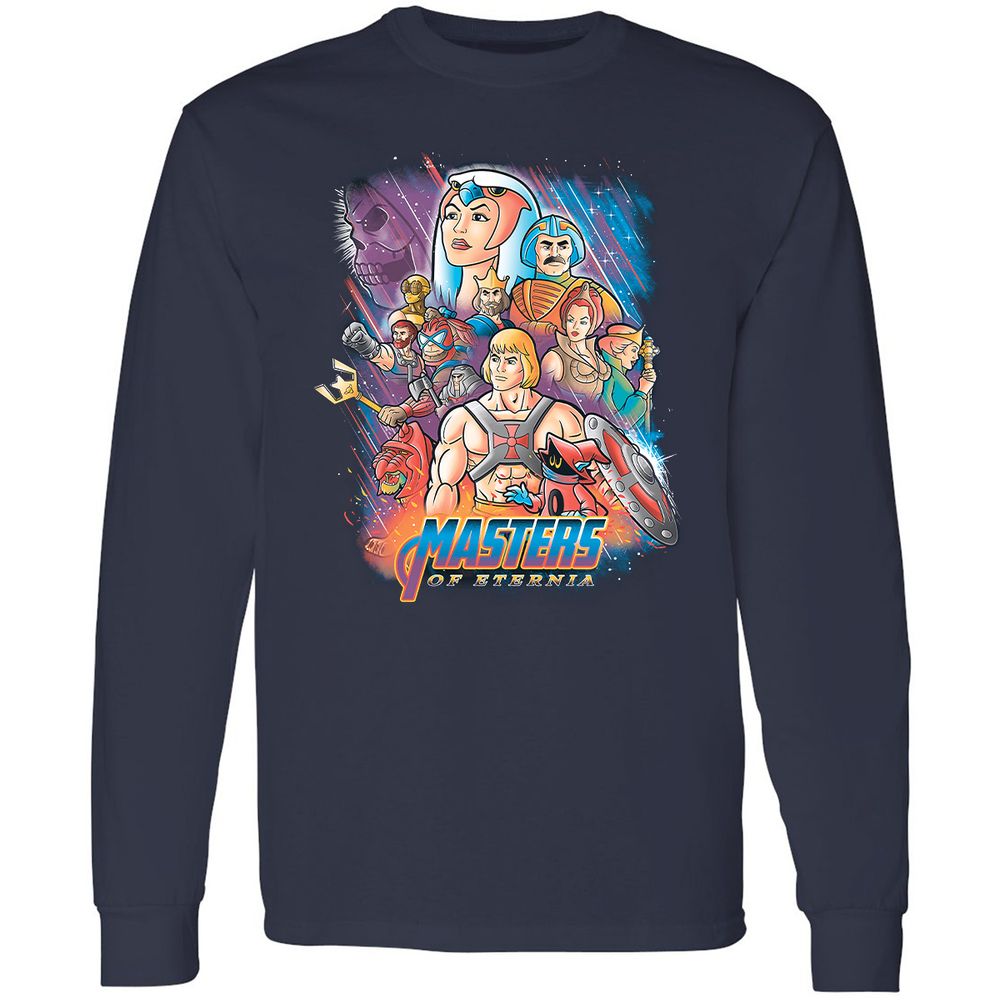 Long Sleeve T-Shirt - 4YBNUX9K - Navy - 2