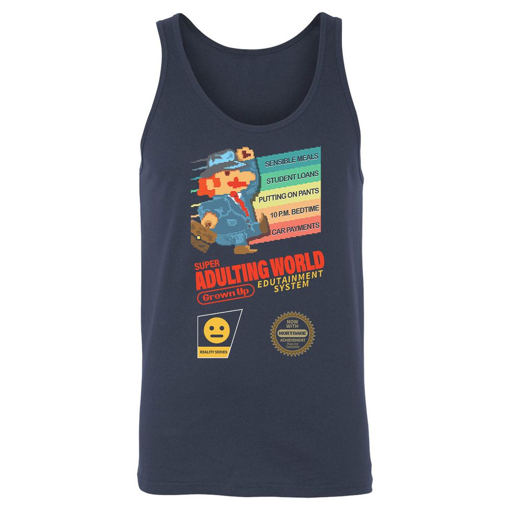 Unisex Jersey Tank - DAV5KT75 - Navy - 2