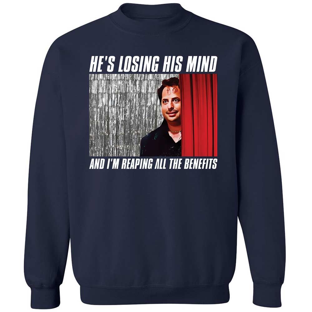 Classic Unisex Sweatshirt - FLWQJEGJ - Navy - 2