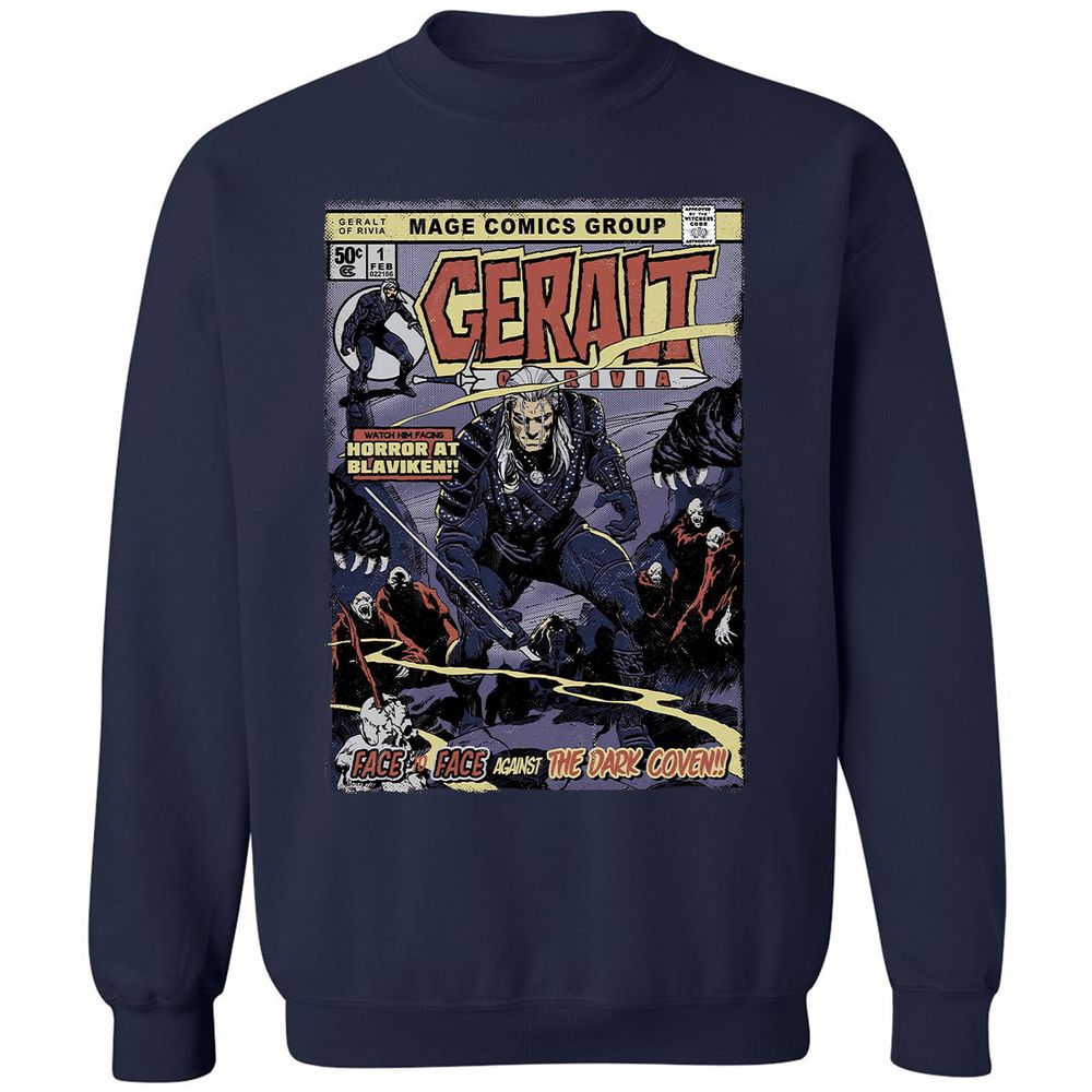 Classic Unisex Sweatshirt - QVMH183W - Navy - 2