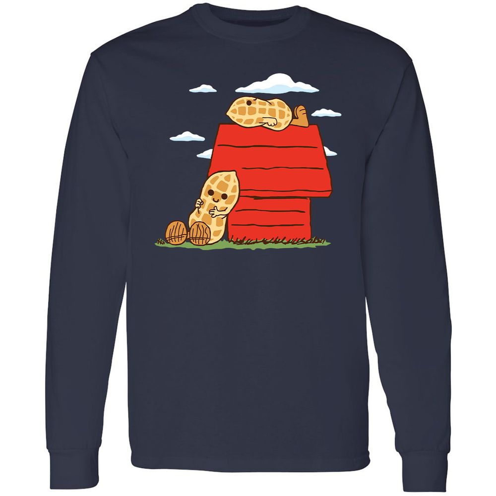 Long Sleeve T-Shirt - NQFU6GRX - Navy - 2