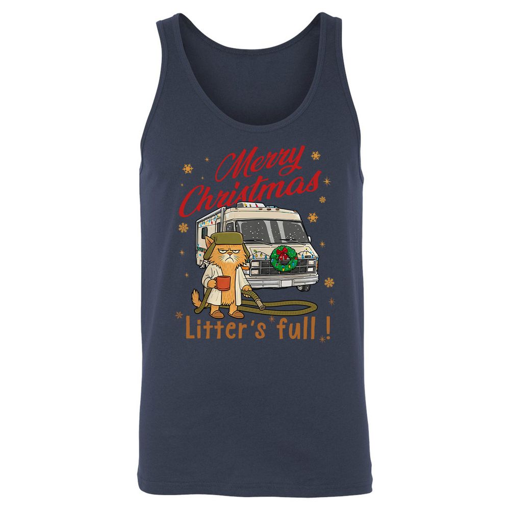 Unisex Jersey Tank - 3ENM4Z9H - Navy - 2