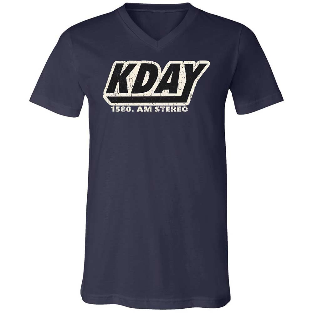 Unisex V-Neck T-Shirt - UAZ3KZF6 - Navy - 2