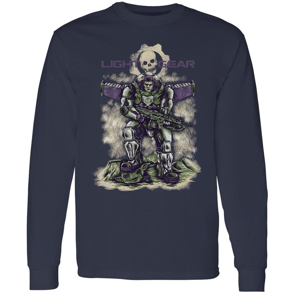 Long Sleeve T-Shirt - WY4VSENR - Navy - 2