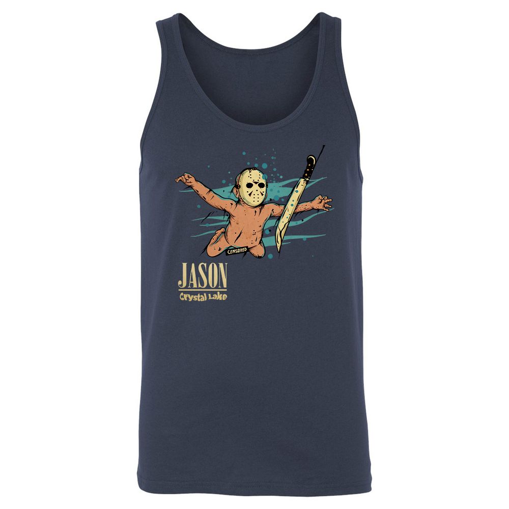 Unisex Jersey Tank - BRA2LKQX - Navy - 2